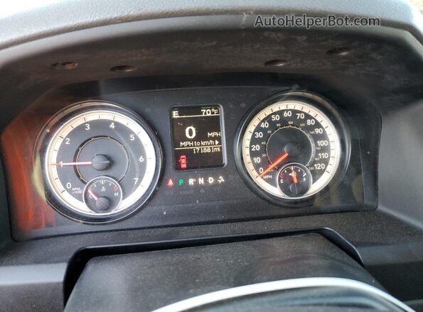 1C6RR7KT7GS281720 2016 RAM 1500 Серый Вид щитка приборов