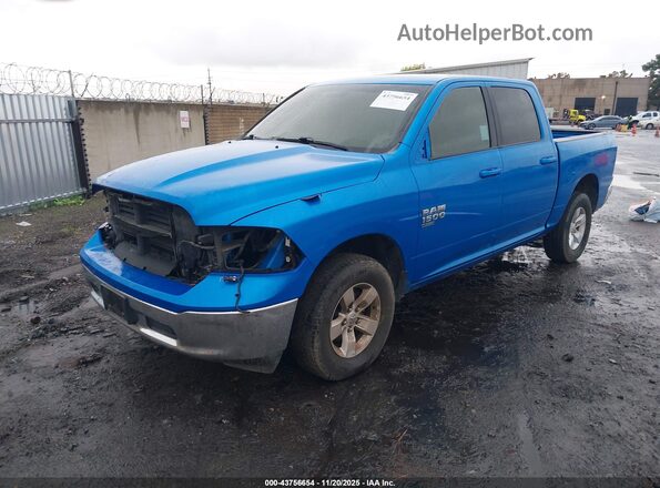 1C6RR7LG5MS543540 2021 RAM 1500 CLASSIC Синий Передняя левая четверть
