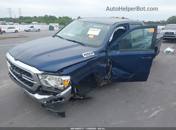 1C6RREFG4NN346908 2022 RAM 1500 Синий Передняя левая четверть