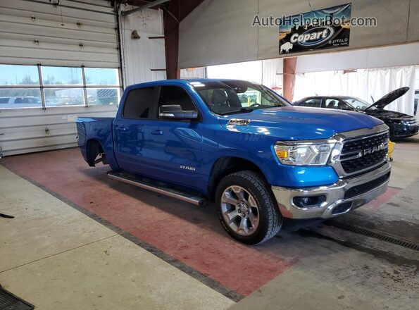 1C6RRFFG7NN427472 2022 RAM 1500 Blue Front right