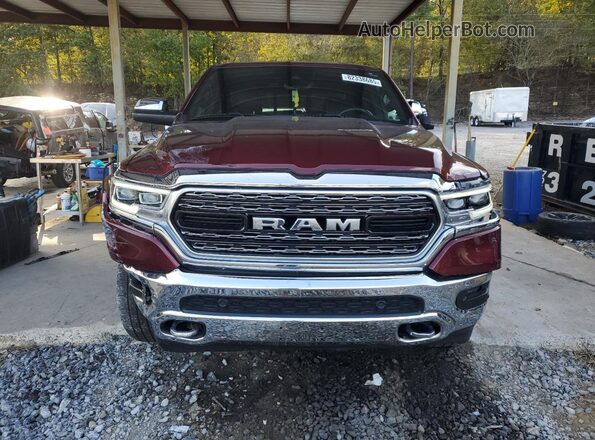 1C6SRFHT0LN403233 2020 RAM 1500 Maroon Widok z przodu
