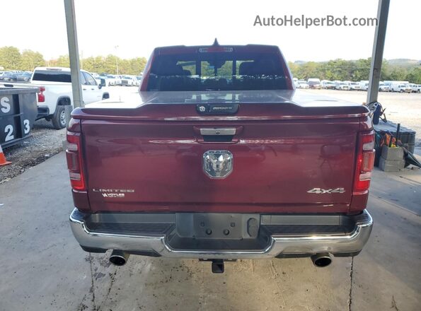1C6SRFHT0LN403233 2020 RAM 1500 Maroon Widok z tyłu