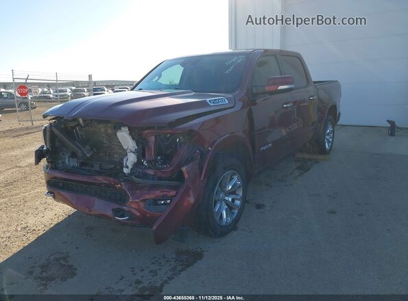 1C6SRFJT3MN742709 2021 RAM 1500 Maroon Przód lewy