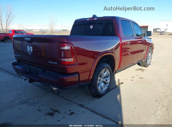 1C6SRFJT3MN742709 2021 RAM 1500 Maroon Tył prawy