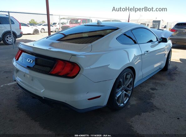 1FA6P8CF0N5147147 2022 FORD MUSTANG Белый Задняя правая четверть
