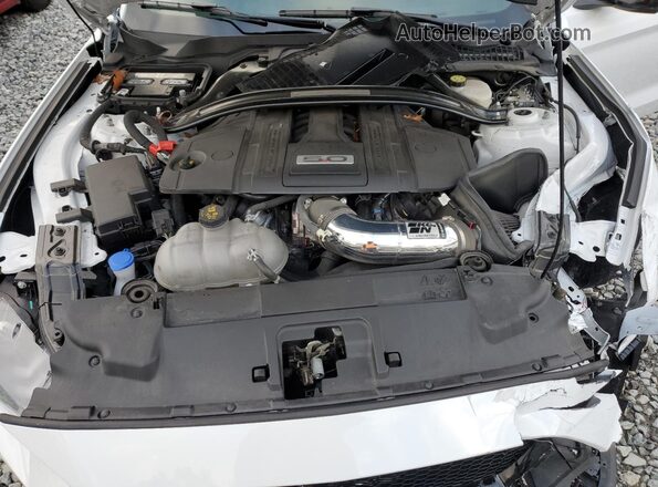 1FA6P8CF0N5147908 2022 FORD MUSTANG White Widok wnętrza z tyłu