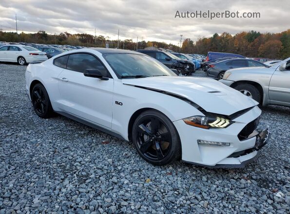 1FA6P8CF0N5147908 2022 FORD MUSTANG White Przód prawy