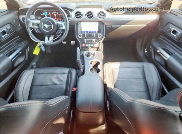 1FA6P8CF0P5304176 2023 FORD MUSTANG Black Вид панелі приладів