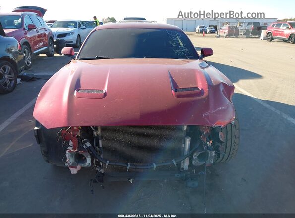 1FA6P8CF1L5174452 2020 FORD MUSTANG Red Vista interior trasera