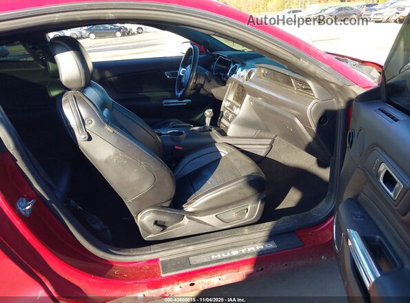 1FA6P8CF1L5174452 2020 FORD MUSTANG Red Vista interior delantera