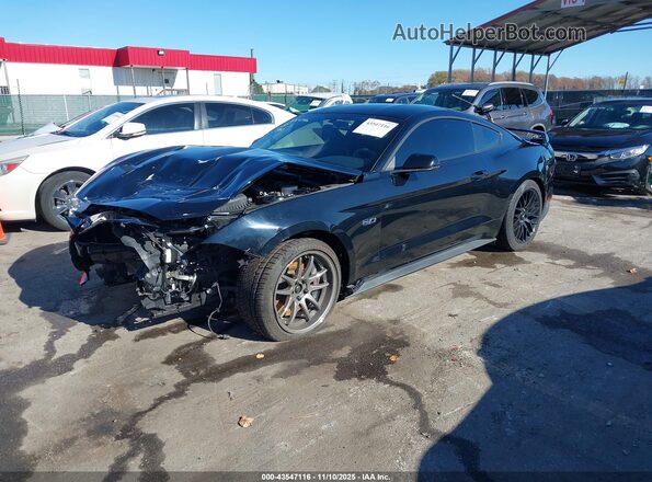 1FA6P8CF1L5181983 2020 FORD MUSTANG Black Przód lewy