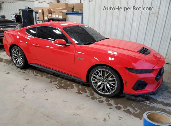 1FA6P8CF3S5414213 2025 FORD MUSTANG Red Delantero derecho