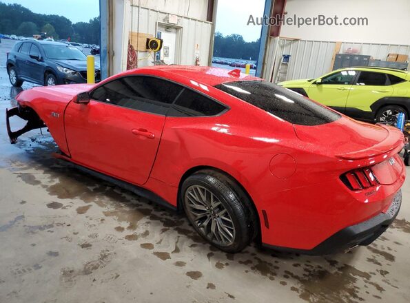 1FA6P8CF3S5414213 2025 FORD MUSTANG Red Trasero izquierdo