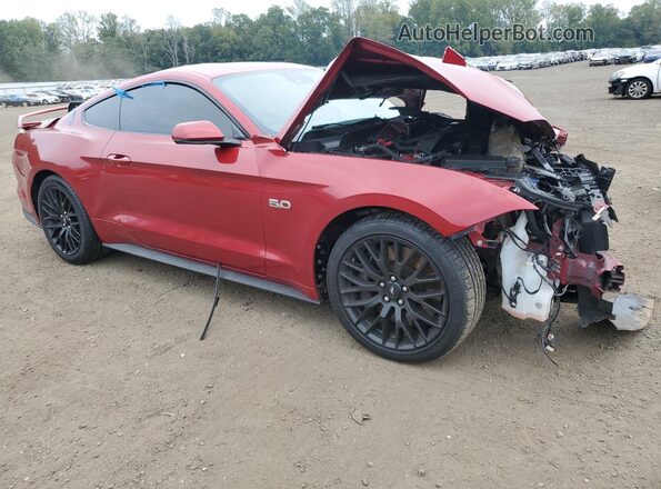 1FA6P8CF4L5175465 2020 FORD MUSTANG Red წინა მარჯვენა