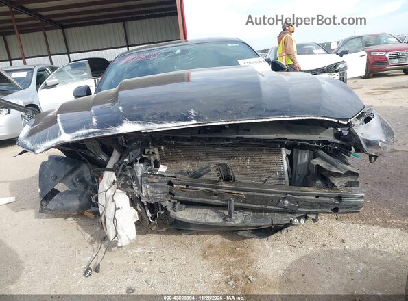 1FA6P8CF6N5128232 2022 FORD MUSTANG Черный Вид спереди