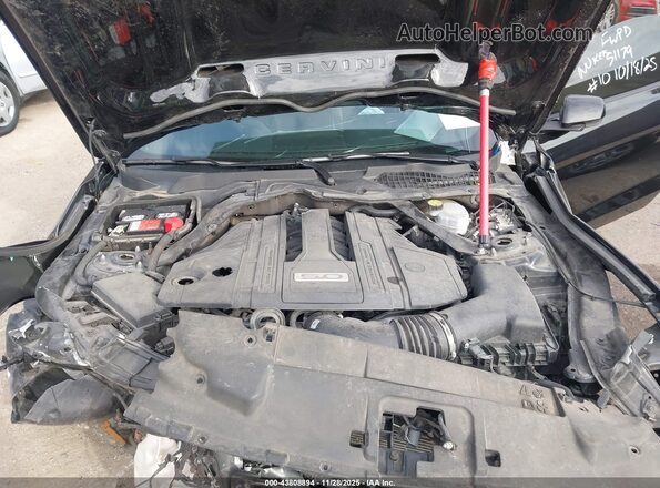 1FA6P8CF6N5128232 2022 FORD MUSTANG Черный Вид сзади