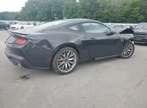 1FA6P8CF6R5401465 2024 FORD MUSTANG Черный Задняя правая четверть