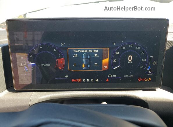 1FA6P8CF8R5408613 2024 FORD MUSTANG Silver Instrument cluster view
