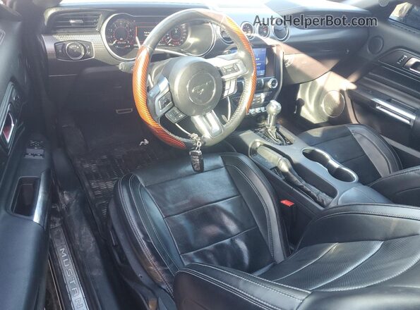 1FA6P8CF9L5159052 2020 FORD MUSTANG Black Dashboard view