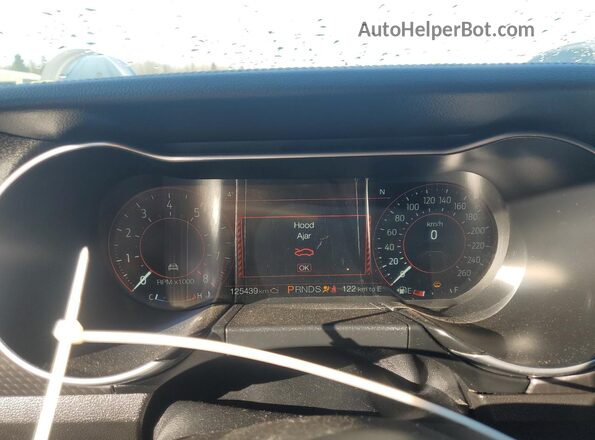 1FA6P8CF9L5159052 2020 FORD MUSTANG Black Instrument cluster view