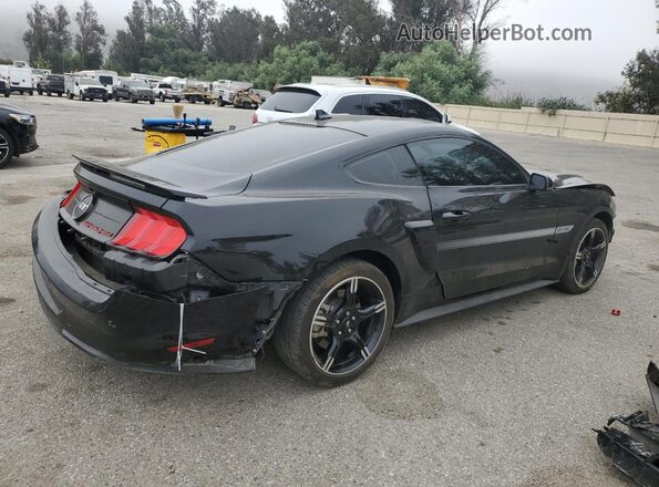 1FA6P8CF9L5185909 2020 FORD MUSTANG Black Trasero derecho