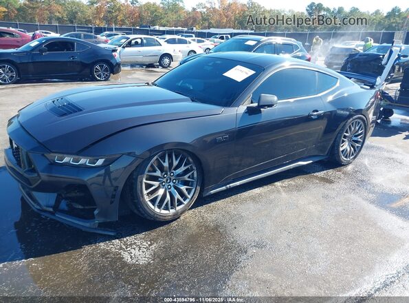 1FA6P8CF9R5411486 2024 FORD MUSTANG Gray Przód lewy
