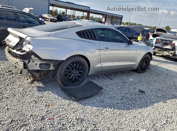 1FA6P8CFXJ5146131 2018 FORD MUSTANG Silver 