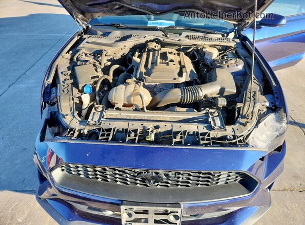 1FA6P8TH1L5100854 2020 FORD MUSTANG Blue Սալոնի հետևի տեսք