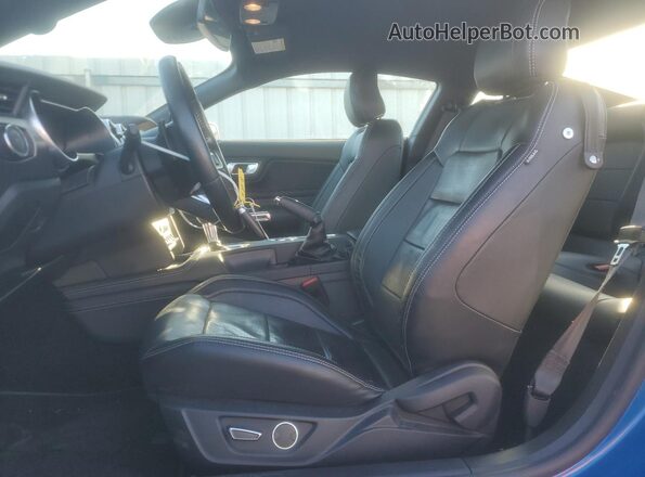1FA6P8TH4K5129778 2019 FORD MUSTANG Blue Widok wnętrza z przodu