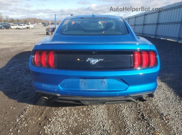1FA6P8TH4K5129778 2019 FORD MUSTANG Blue Widok z tyłu
