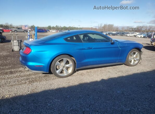 1FA6P8TH4K5129778 2019 FORD MUSTANG Blue Tył prawy