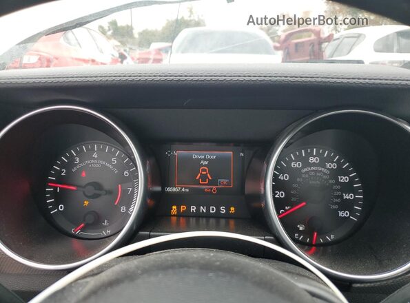 1FA6P8TH6L5100526 2020 FORD MUSTANG White Instrument cluster view