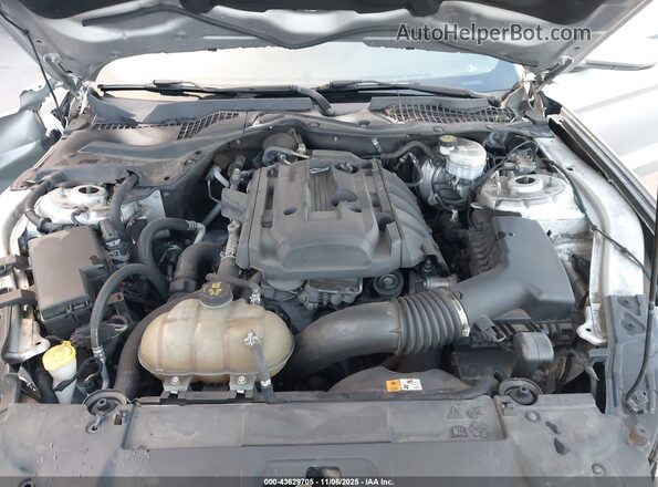 1FA6P8TH7J5129255 2018 FORD MUSTANG Silver Widok z tyłu