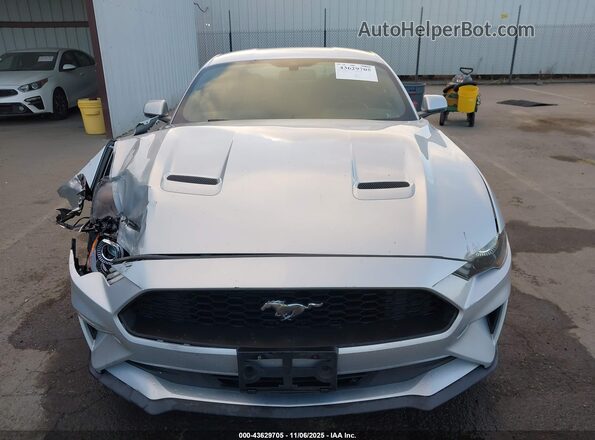 1FA6P8TH7J5129255 2018 FORD MUSTANG Silver Widok zestawu wskaźników