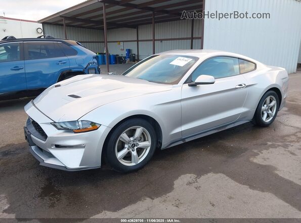 1FA6P8TH7J5129255 2018 FORD MUSTANG Silver Przód lewy