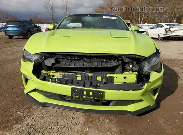 1FA6P8TH7L5122048 2020 FORD MUSTANG Green Front view