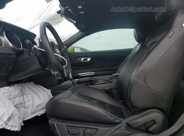 1FA6P8TH7L5122048 2020 FORD MUSTANG Green Front interior view
