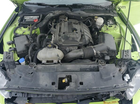 1FA6P8TH7L5122048 2020 FORD MUSTANG Green Rear interior view