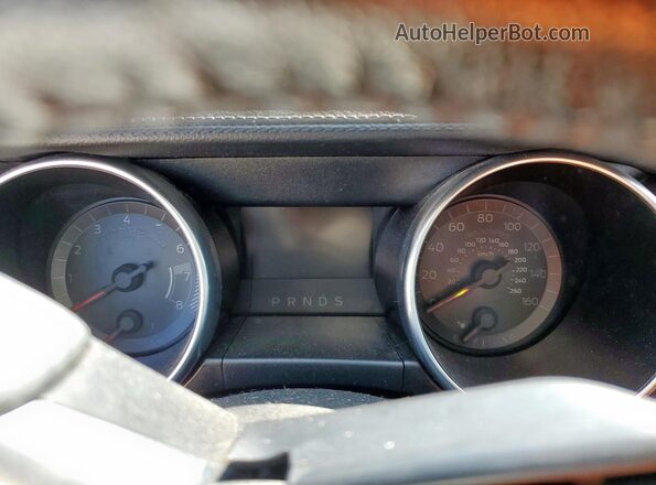 1FA6P8TH8L5178807 2020 FORD MUSTANG White Вид щитка приладів