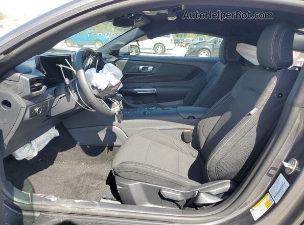 1FA6P8TH8S5129380 2025 FORD MUSTANG Charcoal Widok wnętrza z przodu