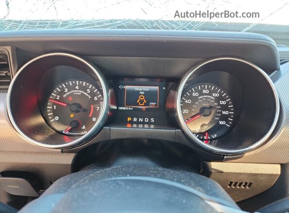1FA6P8TH9L5100472 2020 FORD MUSTANG Silver Instrument cluster view