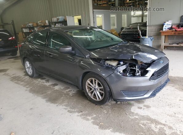 1FADP3F28JL224713 2018 FORD FOCUS Gray 