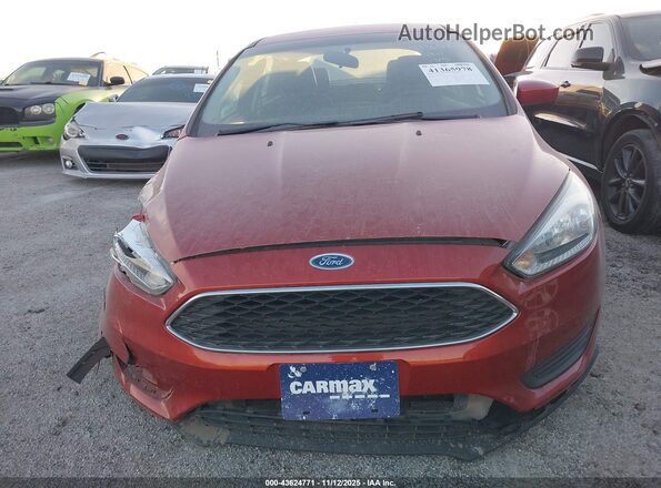 1FADP3F2XJL246499 2018 FORD FOCUS Orange Вид панелі приладів