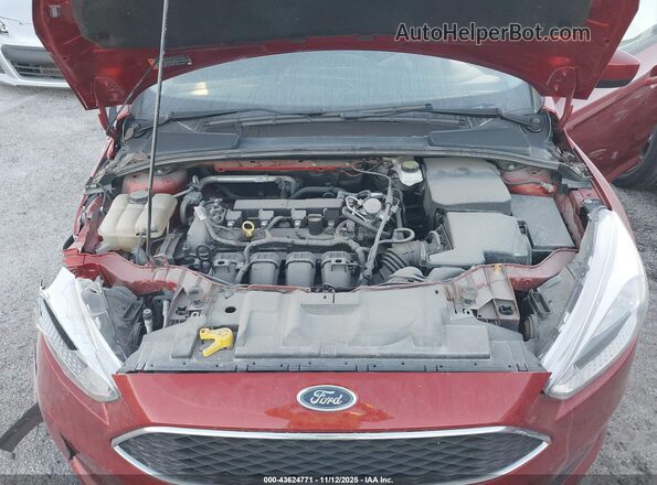 1FADP3F2XJL246499 2018 FORD FOCUS Orange Вид ззаду