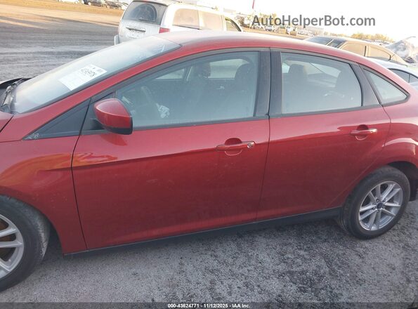 1FADP3F2XJL246499 2018 FORD FOCUS Orange Вид задньої частини салону