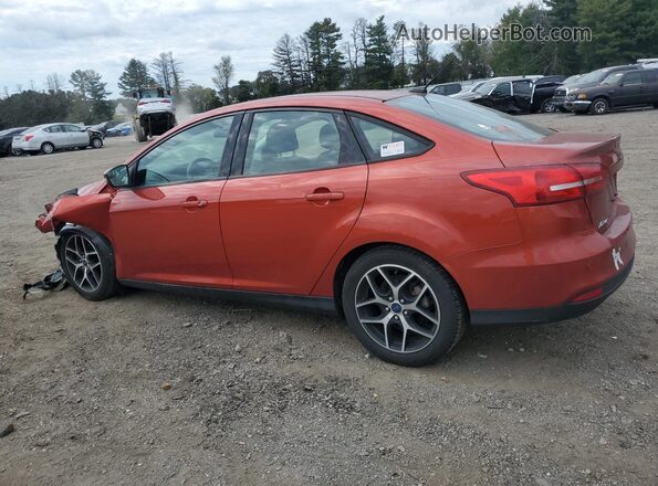 1FADP3H28JL280521 2018 FORD FOCUS Red უკანა მარცხენა