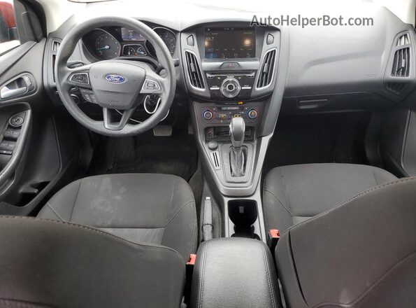 1FADP3H28JL280521 2018 FORD FOCUS Red წინა პანელის ხედი