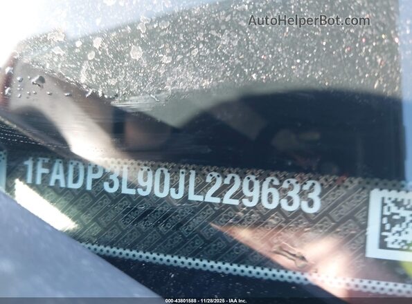 1FADP3L90JL229633 2018 FORD FOCUS ST Black Engine compartment view