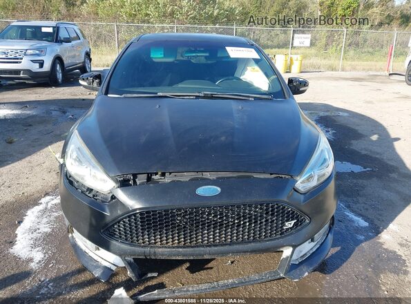 1FADP3L90JL229633 2018 FORD FOCUS ST Black Instrument cluster view