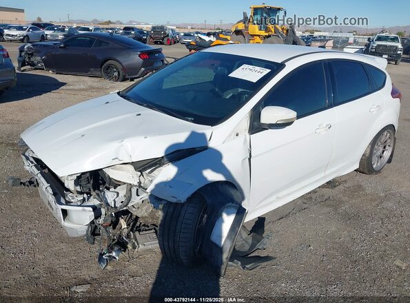1FADP3L91HL348981 2017 FORD FOCUS ST White წინა მარცხენა ხედი სამი მეოთხედიდან